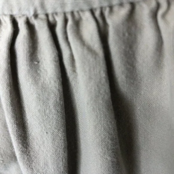 Together Womens Cotton Twill Dress Sz 6M Tan Country Western Drop Waist Buttons - Picture 9 of 12